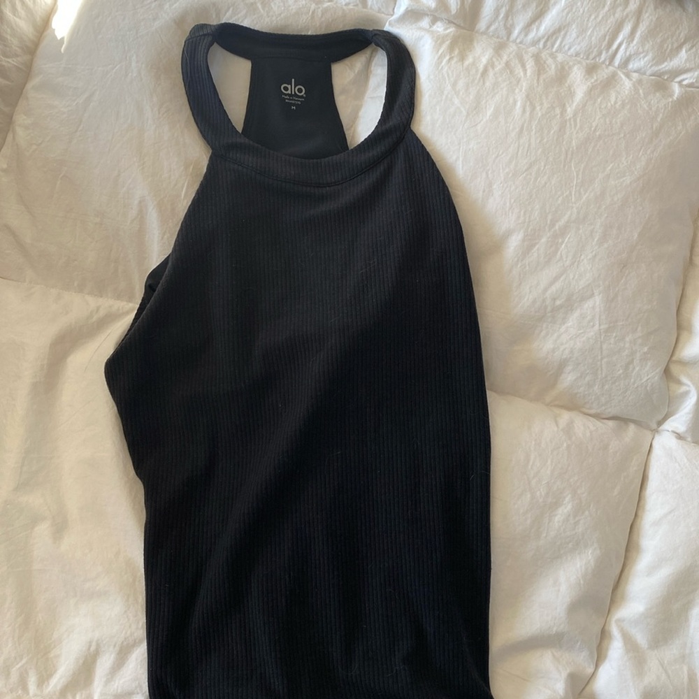 Alo black tank top